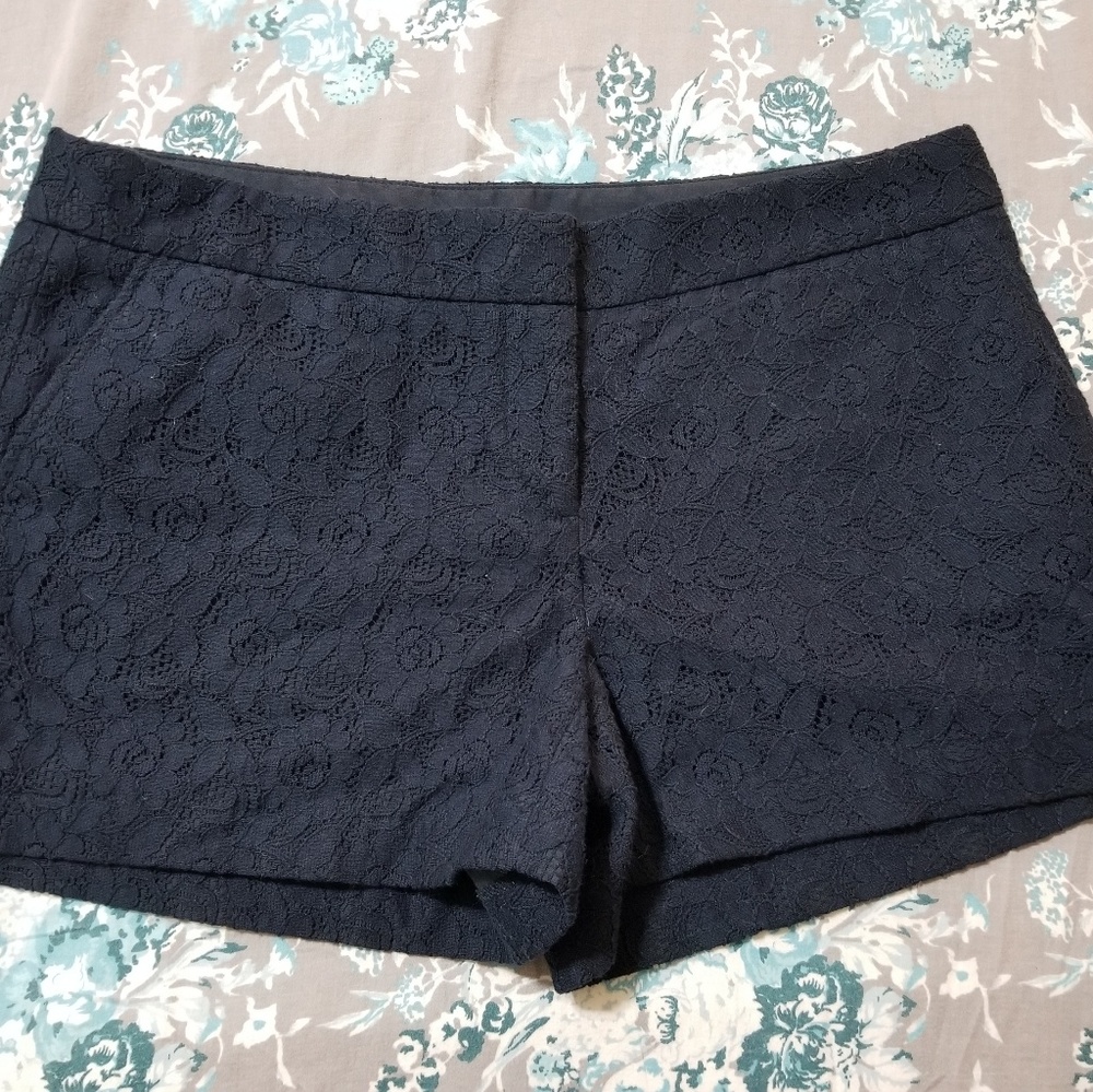 KENAR - Navy Chino Eyelet Shorts Sz 6 - Picture 3 of 7